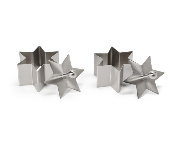 Tchibo - 2 Vorspeisen- und Dessertformen - silber