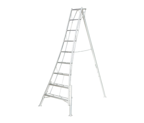 Niwaki-3-Holm-Gartenleiter »Gscs-270« - silber