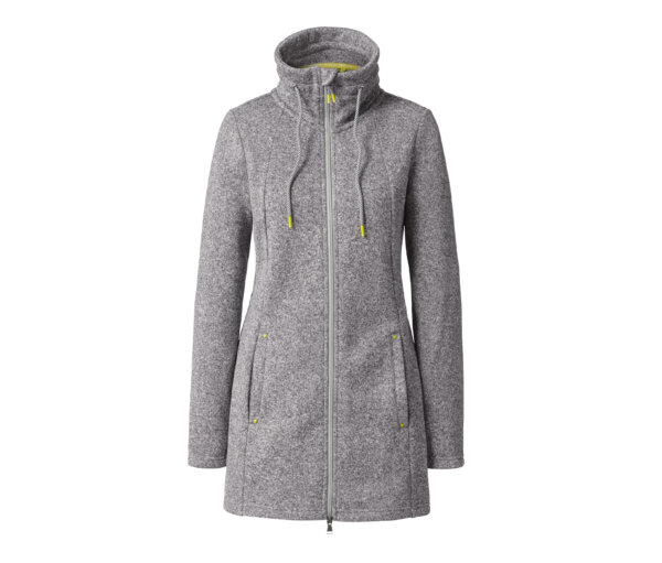 Tchibo - Strickfleece-Mantel - Damen - Gr. S - grau