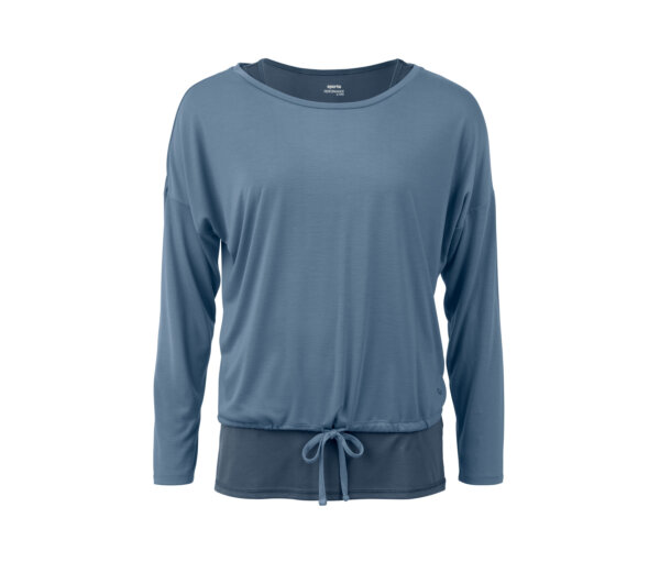 Tchibo - 2-in-1-Sportshirt - Damen - Gr. L - dunkelblau