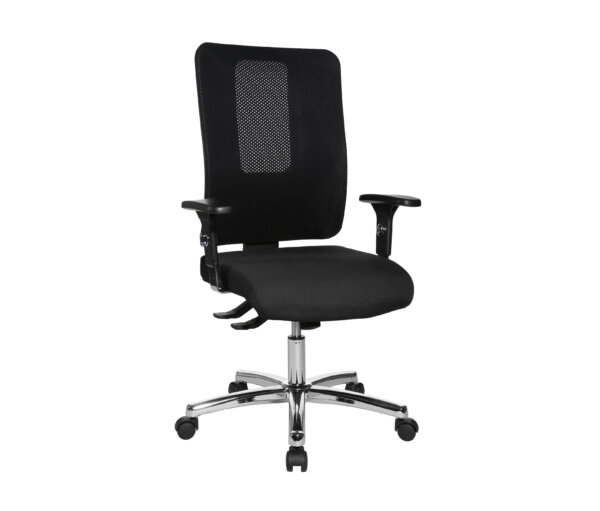 Topstar Drehstuhl »Open X« - 48x48x106cm - schwarz - Kunststoff / Stahl / Polypropylen