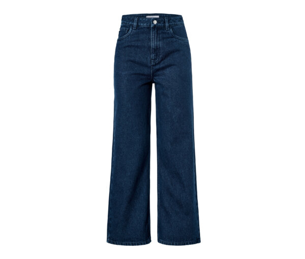 Tchibo - Jeans mit weitem Bein - Damen - Gr. 38 - dunkelblau