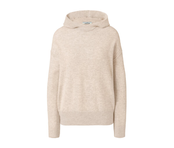 Tchibo - Feinstrickpullover mit Kapuze - Damen - Gr. L - weiß