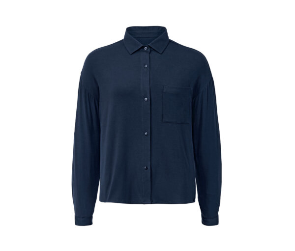 Tchibo - Blusenshirt - Damen - Gr. L - dunkelblau