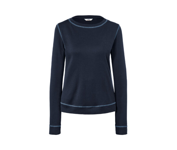 Tchibo - Langarmshirt - Damen - Gr. M - dunkelblau