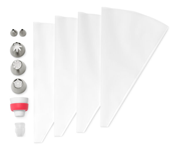 Tchibo - Multiadapter-Spritztüllen-Set - silber