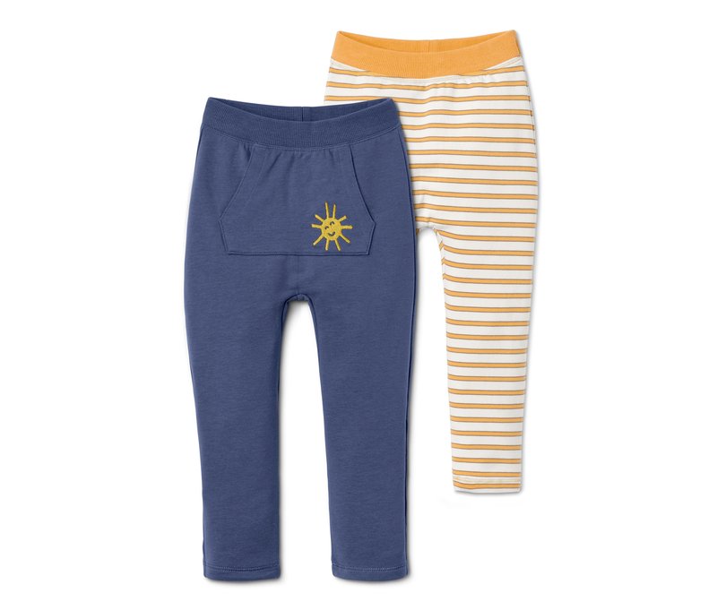 Tchibo - Baby-Sweathosen aus Bio-Baumwolle - Baby - Gr. 74/80 - weiß