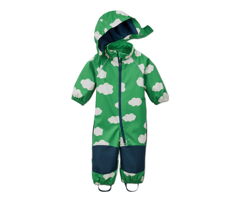 Tchibo - Softshell-Einteiler aus recyceltem Material - Baby - Gr. 74/80 - weiß/print