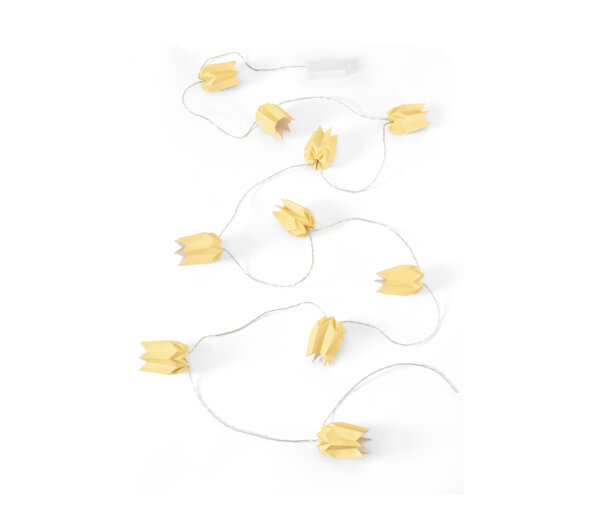 Tchibo - LED-Papier-Lichterkette - gelb