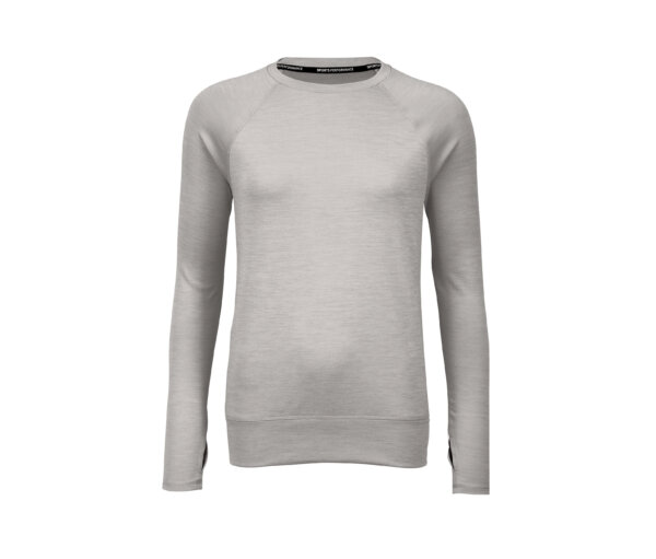 Tchibo - Langarm-Funktionsshirt - Damen - Gr. M - hellgrau