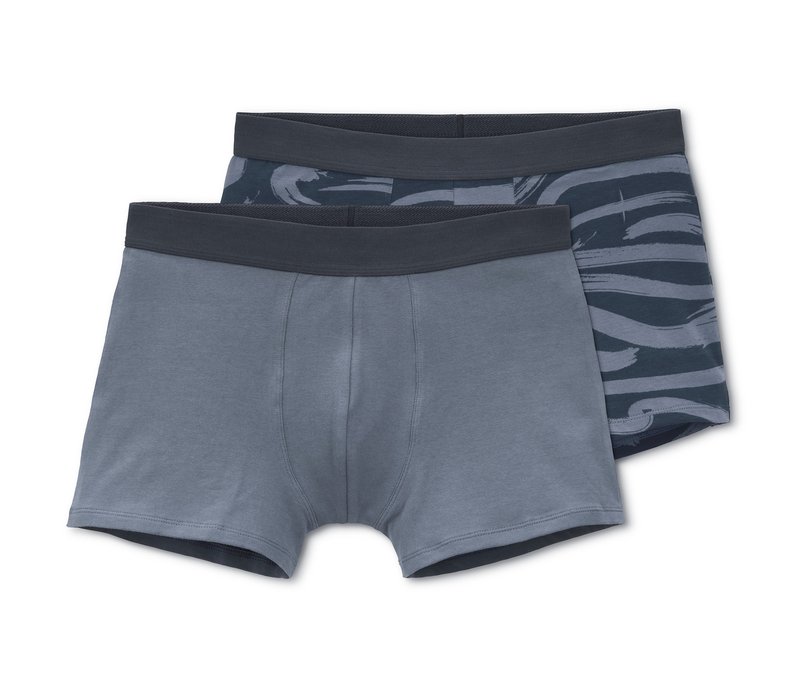Tchibo - 2 Slipboxer - Herren - Gr. Xxl/8 - blau/print