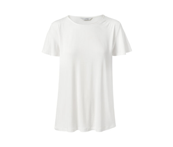 Tchibo - Shirt mit Flügelarm - Damen - Gr. M - creme