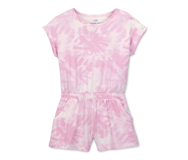 Tchibo - Jumpsuit aus Bio-Baumwolle - Mädchen - Gr. 134/140 - weiß/print