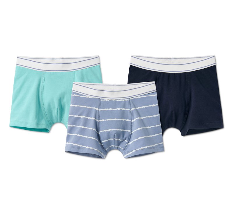 Tchibo - 3 Jungen-Slipboxer - Jungen - Gr. 158/164 - dunkelblau/print