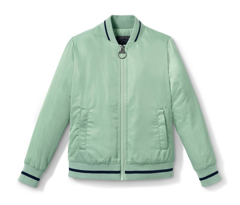 Tchibo - Blouson aus recyceltem Material - Mädchen - Gr. 110/116 - dunkelblau