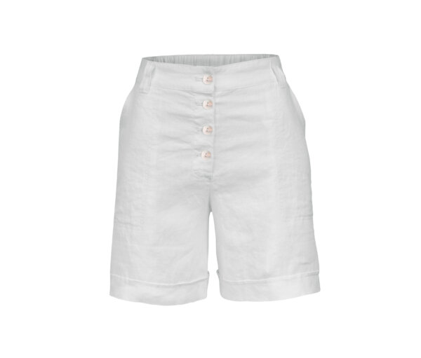 Tchibo - Leinen-Bermudashorts - Damen - Gr. 36 - weiß