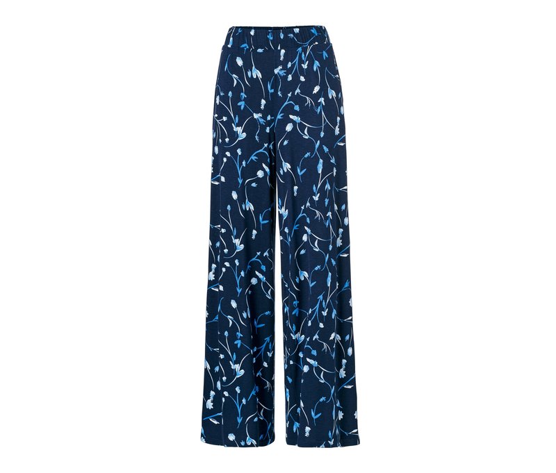 Tchibo - Palazzohose - Damen - Gr. M - dunkelblau/print