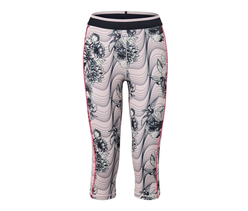 Tchibo - 3/4-Sporttight - Damen - Gr. L - schwarz/print