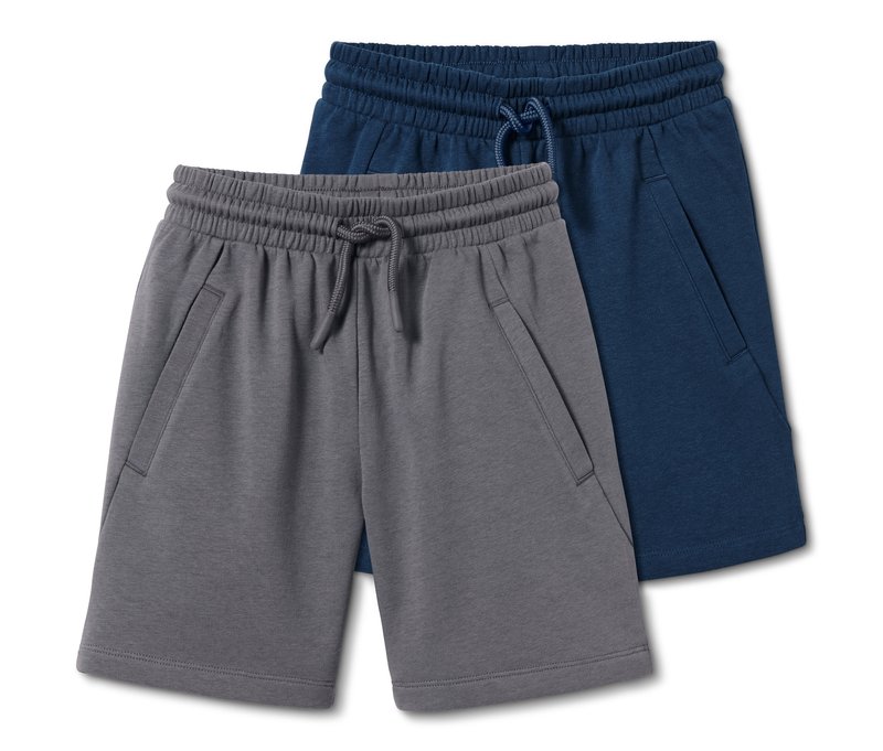Tchibo - 2 Sweatshorts - Jungen - Gr. 134/140 - blau