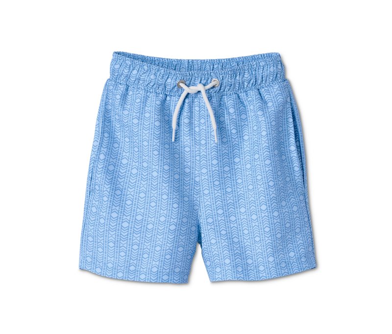 Tchibo - Boardshorts aus recyceltem Polyester - Jungen - Gr. 170/176 - blau/print