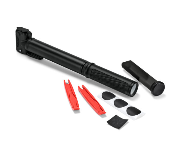 Tchibo - Mini-Fahrradpumpe - silber