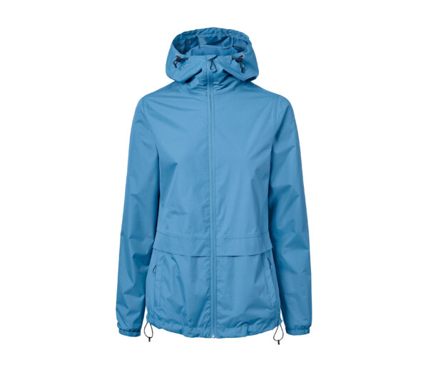 Tchibo - Lightweight-Regenjacke »pack me« - Damen - Gr. 38 - hellblau