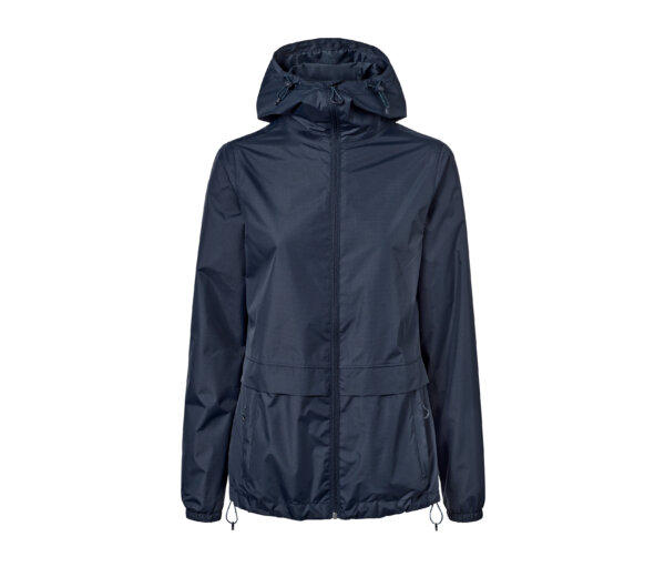 Tchibo - Lightweight-Regenjacke »pack me« - Damen - Gr. 46 - dunkelblau