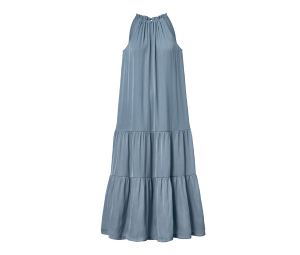 Tchibo - Langes Neckholder-Kleid - Damen - Gr. 40 - blau