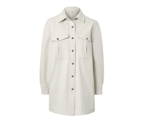 Tchibo - Overshirt - Damen - Gr. 42 - hellgrau