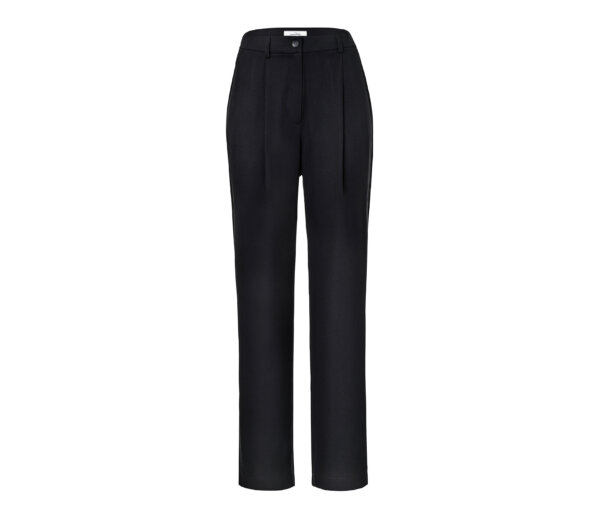 Tchibo - Bundfalten-Hose - Damen - Gr. 34 - schwarz