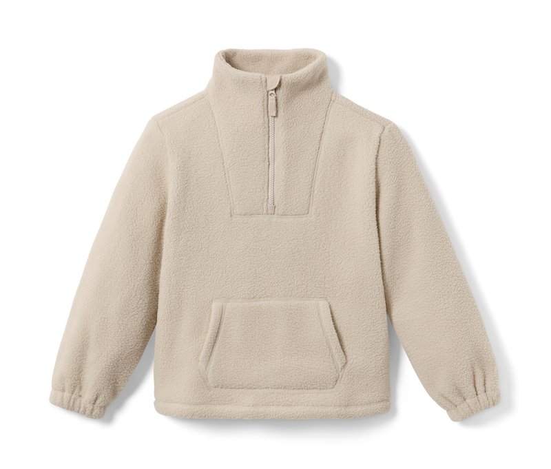Tchibo - Kuschelfleece-Sweatshirt - Herren - Gr. 122/128 - weiß