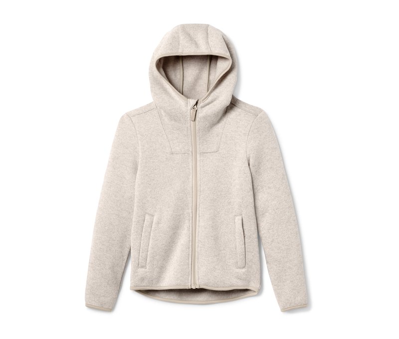 Tchibo - Strickfleece-Jacke - Herren - Gr. 122/128 - beige