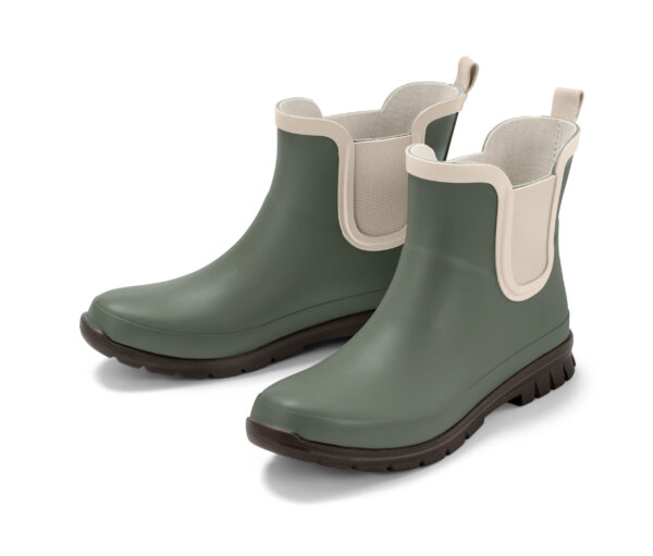 Tchibo - Gummistiefelette - Herren - Gr. 32-33 - weiß