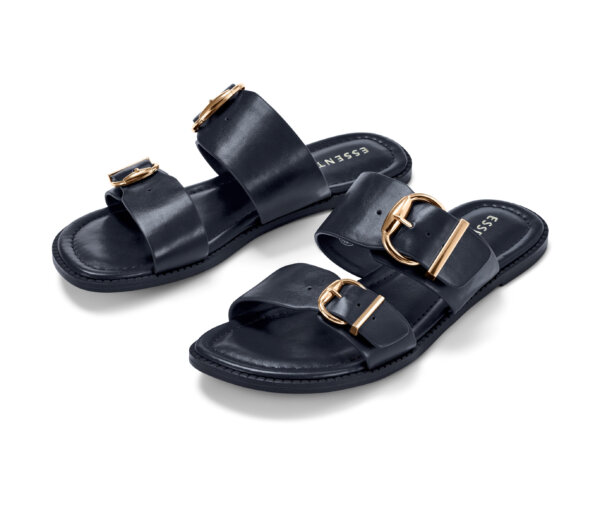 Tchibo - Sandalen mit Schnalle - Damen - Gr. 40 - dunkelblau