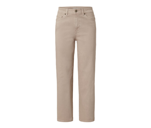Tchibo - Jeans mit weitem Bein - Damen - Gr. 40 - beige