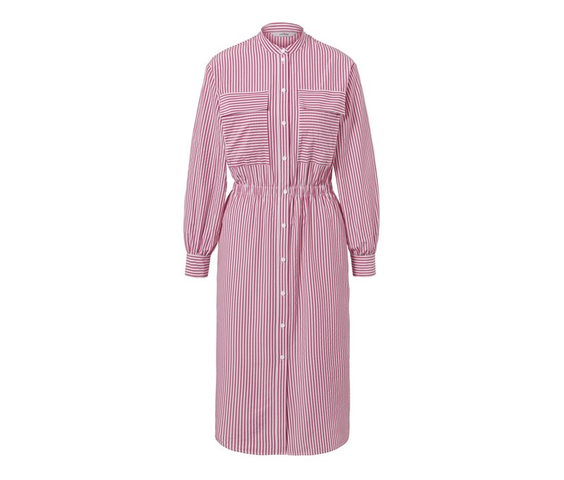 Tchibo - Gestreiftes Blusenkleid - Damen - Gr. 46 - weiß/gestreift