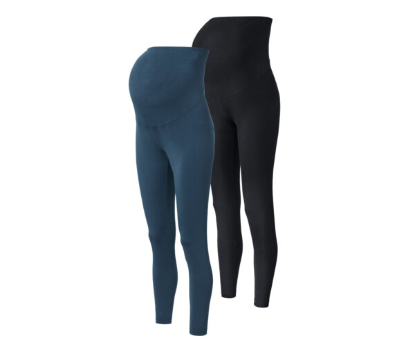 Tchibo - 2 Umstands-Leggings - Damen - Gr. M - dunkelblau
