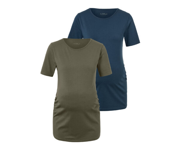 Tchibo - 2 Umstands-Shirts - Damen - Gr. M - dunkelblau