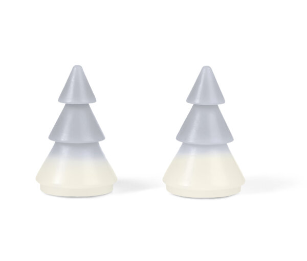 Tchibo - 2 LED-Echtwachstannen - weiß