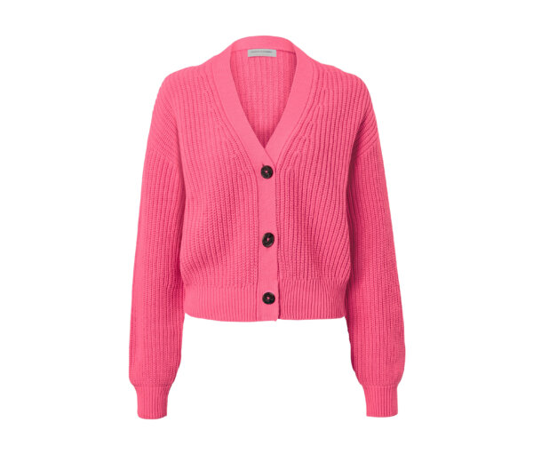 Tchibo - Grobstrick-Cardigan - Damen - Gr. L - pink