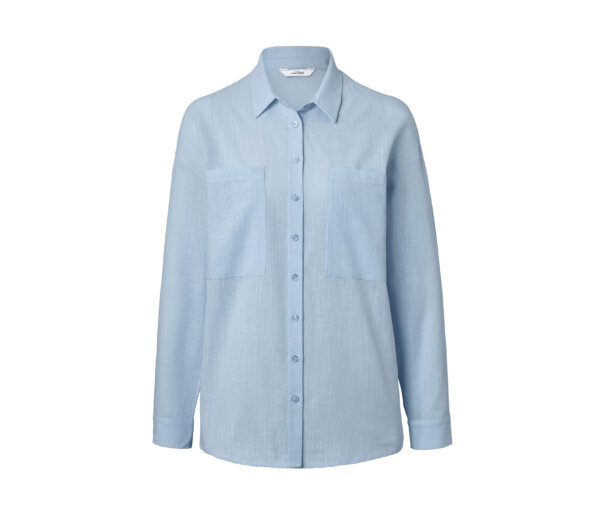 Tchibo - Hemdbluse - Damen - Gr. 42 - hellblau