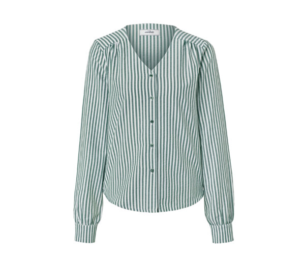 Tchibo - Gestreifte Hemdbluse - Damen - Gr. 36 - weiß