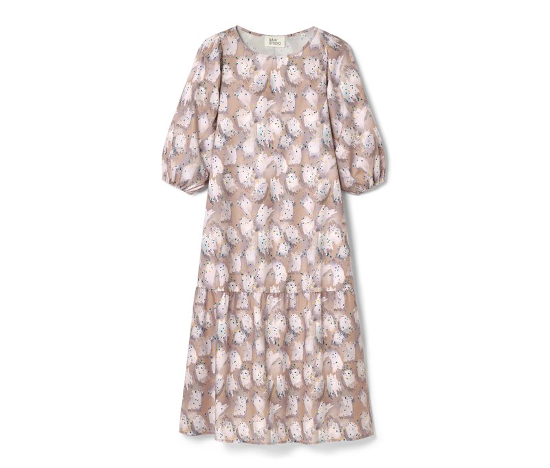 Nah/Studio Kleid - Bio-Baumwolle - Gr. 38 - print