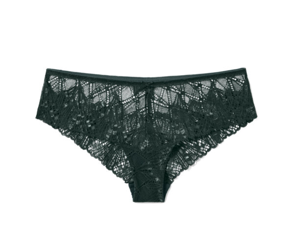 Tchibo - Spitzenpanty - Damen - Gr. S - dunkelgrün