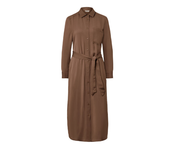 Tchibo - Hemdblusen-Kleid - Damen - Gr. 46 - beige
