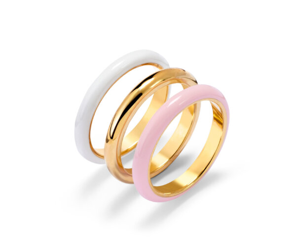 Tchibo - Ringe - Damen - Gr. 18 - weiß