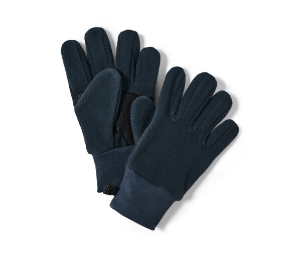 Tchibo - Kinder-Fleecehandschuhe - Gr. 122-140 - dunkelblau