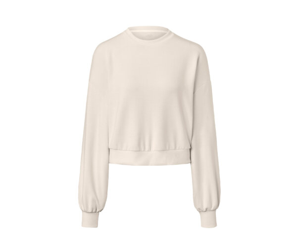 Tchibo - Extraweicher Sweatpullover - Damen - Gr. XS - offwhite