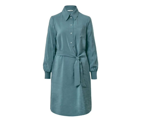 Tchibo - Hemdblusen-Kleid - Damen - Gr. 36 - grün