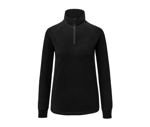 Tchibo - Funktionsshirt mit Merinowolle - Damen - Gr. XS - schwarz